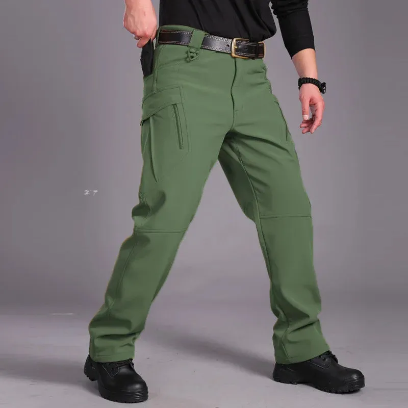 Men Slim Outdoor Waterproof Army Cargo Pants