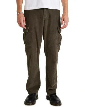 Mens Americana Cord Cargo Pant - Olive