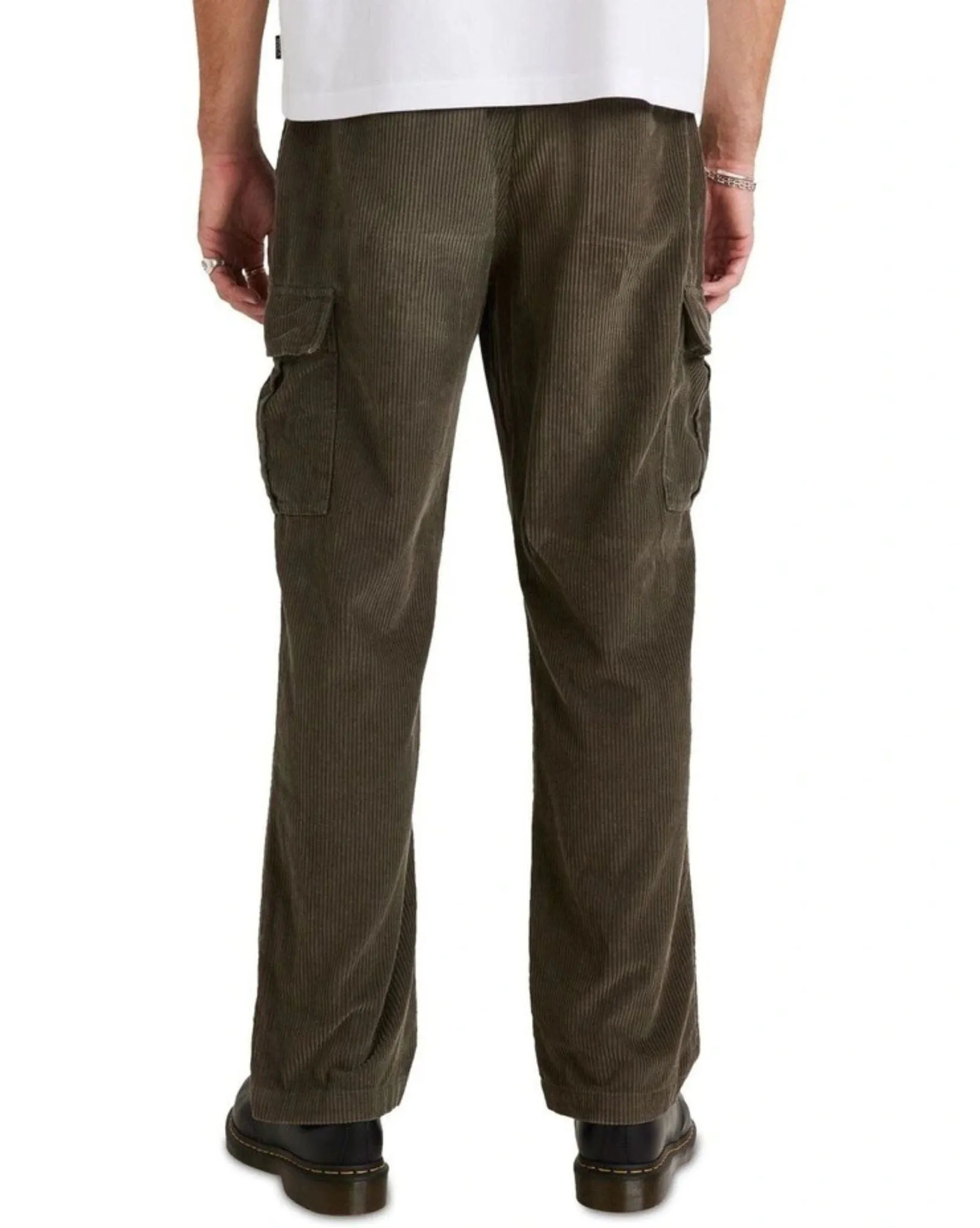 Mens Americana Cord Cargo Pant - Olive