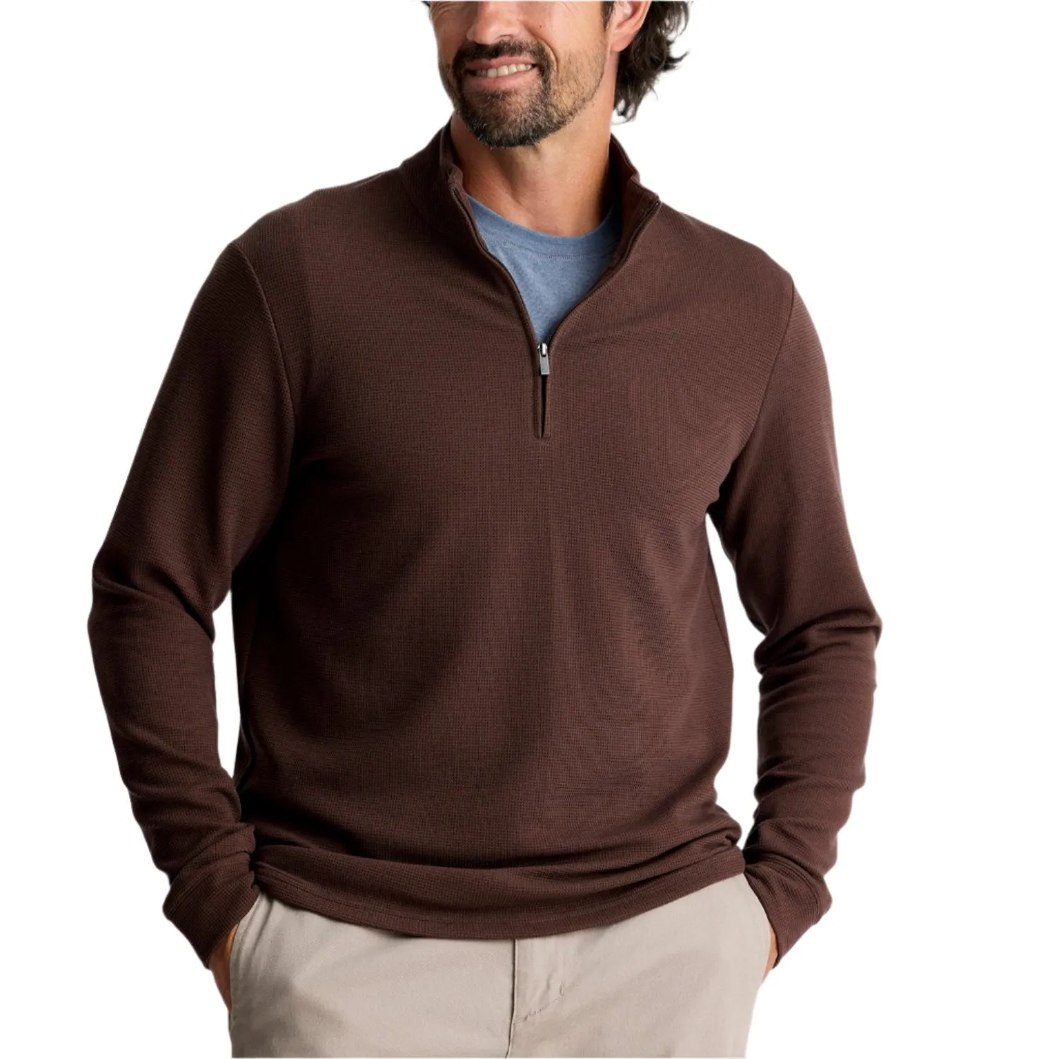Men's Waffle Quarter Zip