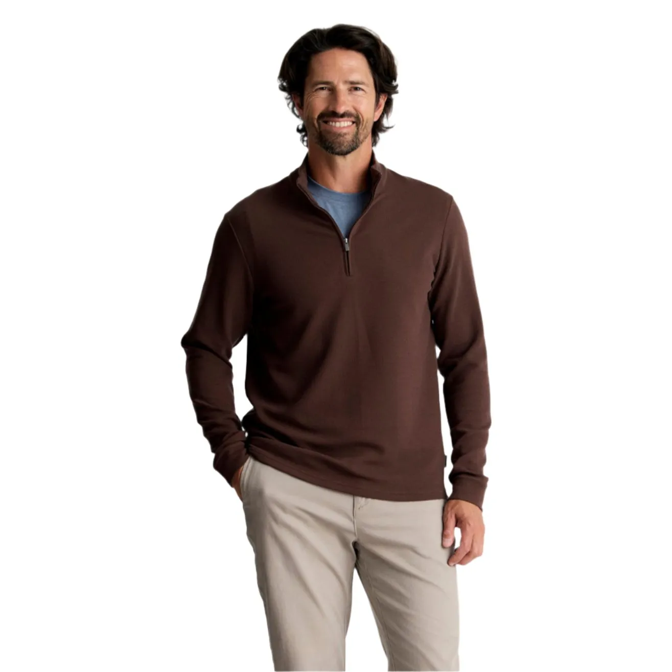 Men's Waffle Quarter Zip