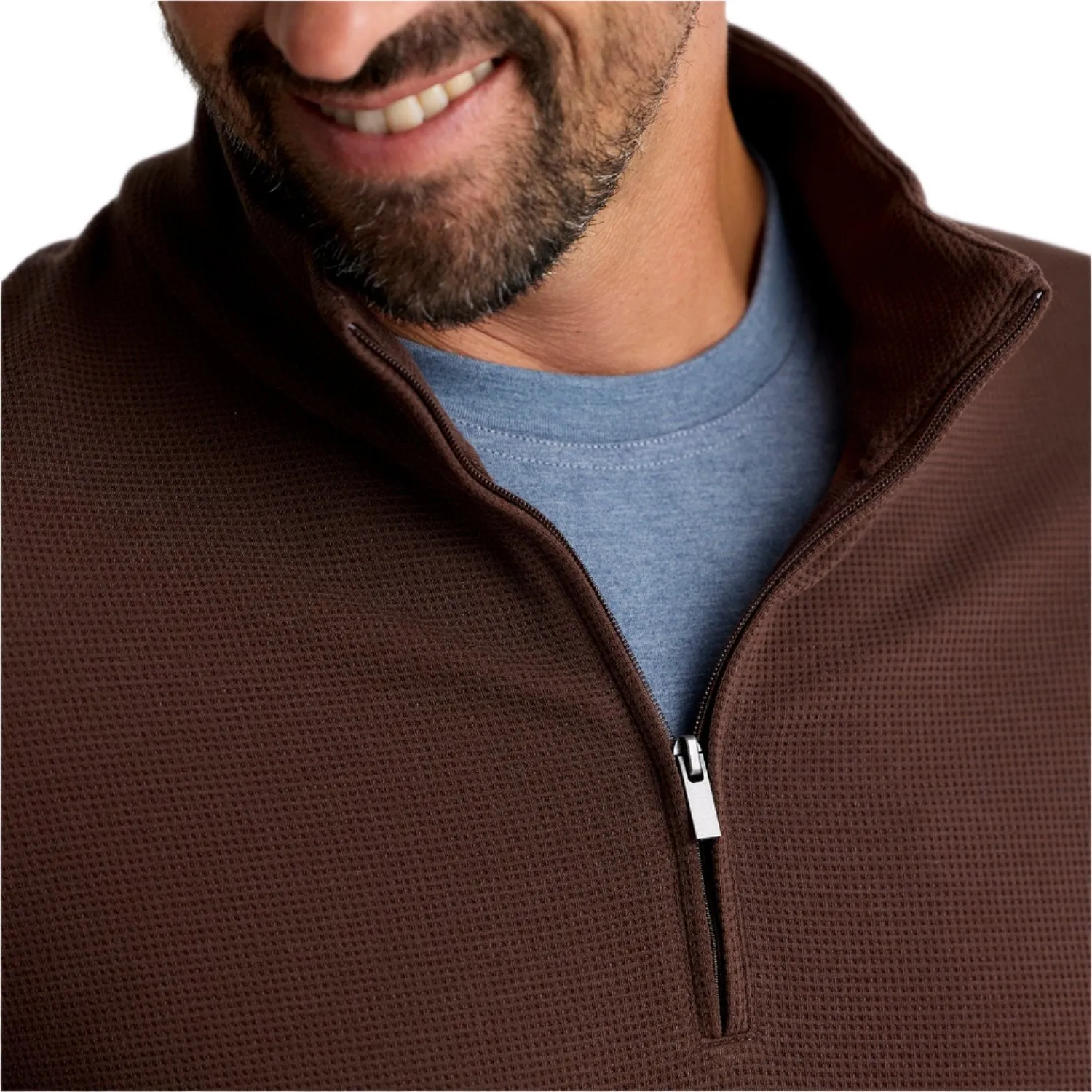 Men's Waffle Quarter Zip