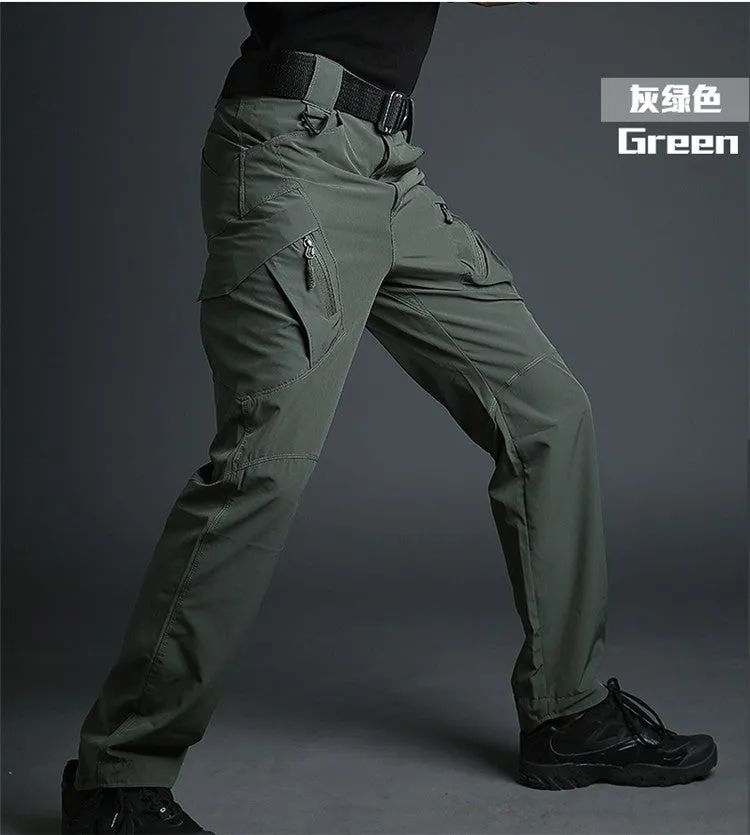 Men's Waterproof Winter Pockets Outside Workout Fleece Lined Overalls Camping Camouflage Stretch Wearable Cargo