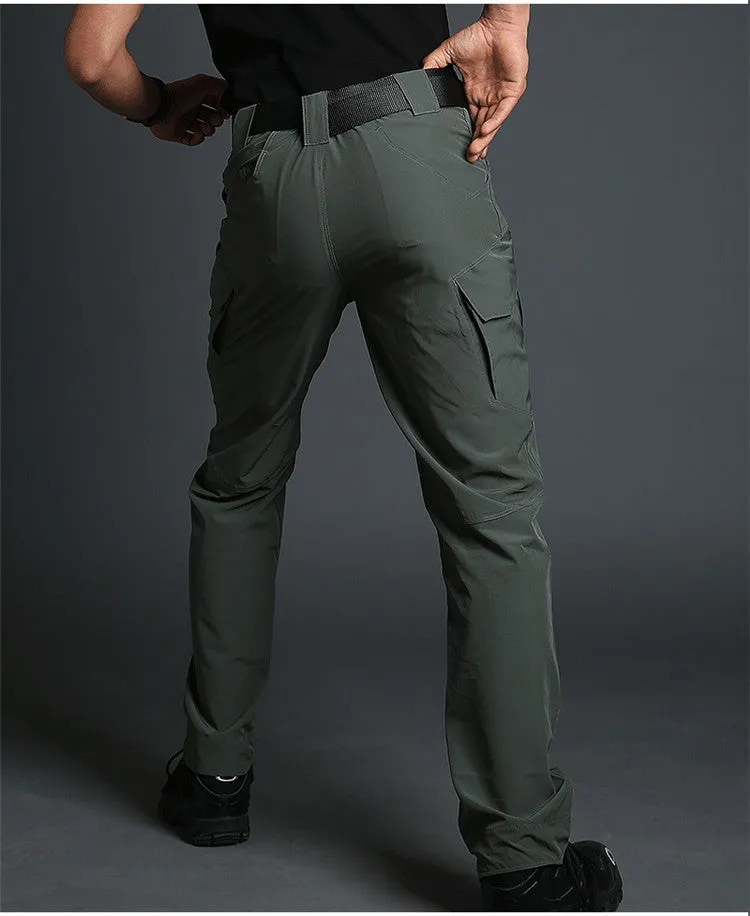 Men's Waterproof Winter Pockets Outside Workout Fleece Lined Overalls Camping Camouflage Stretch Wearable Cargo