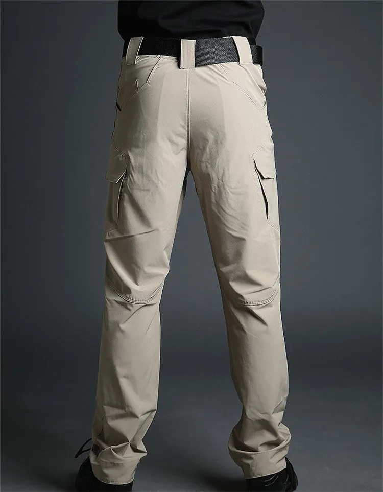 Men's Waterproof Winter Pockets Outside Workout Fleece Lined Overalls Camping Camouflage Stretch Wearable Cargo