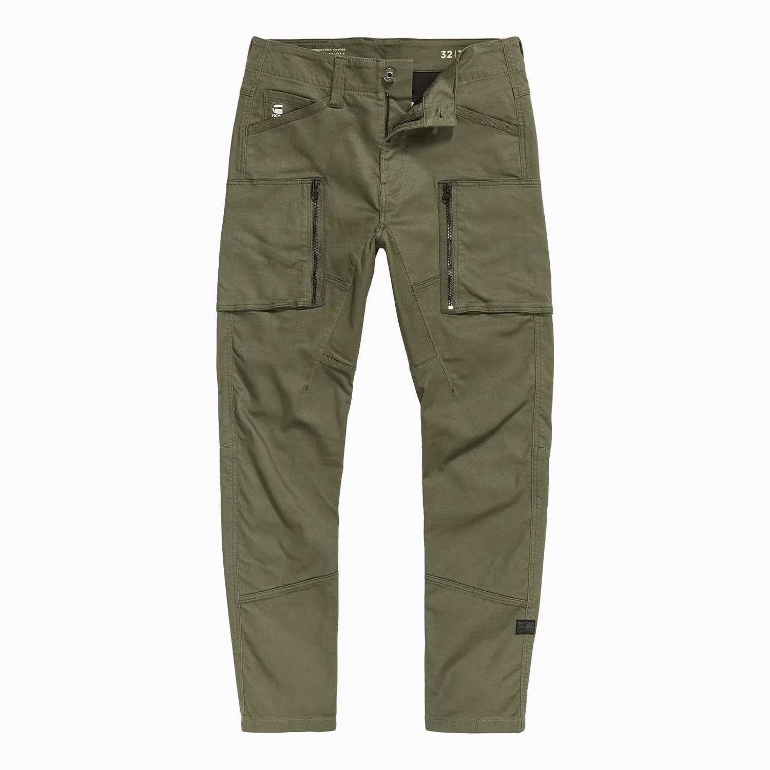 Men's Zip Pocket 3D Skinny Cargo Pant