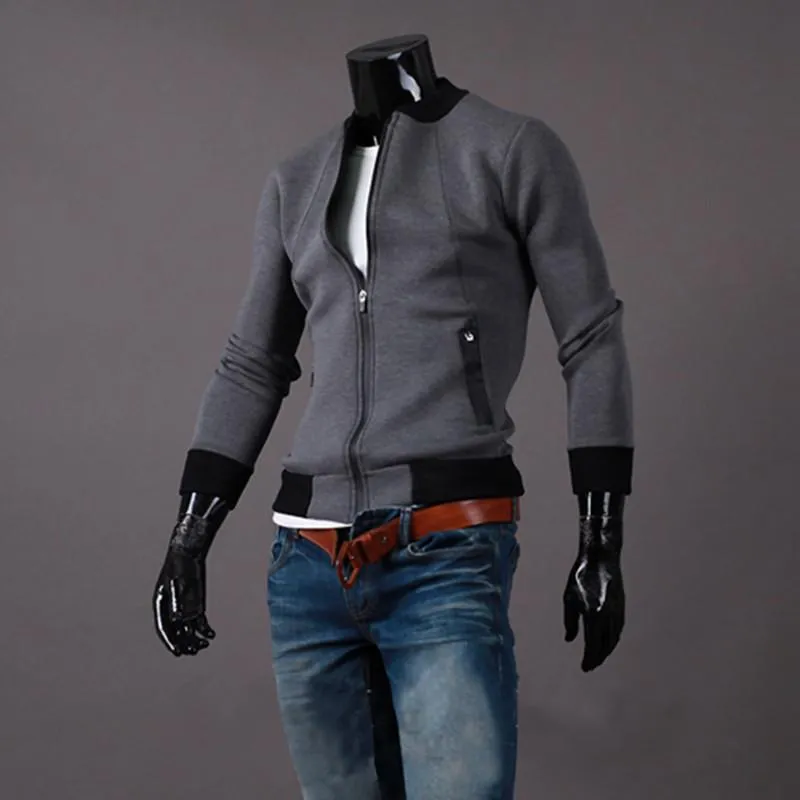 Men's Zip Up Fashion Jacket/Sweater In 2 Colors