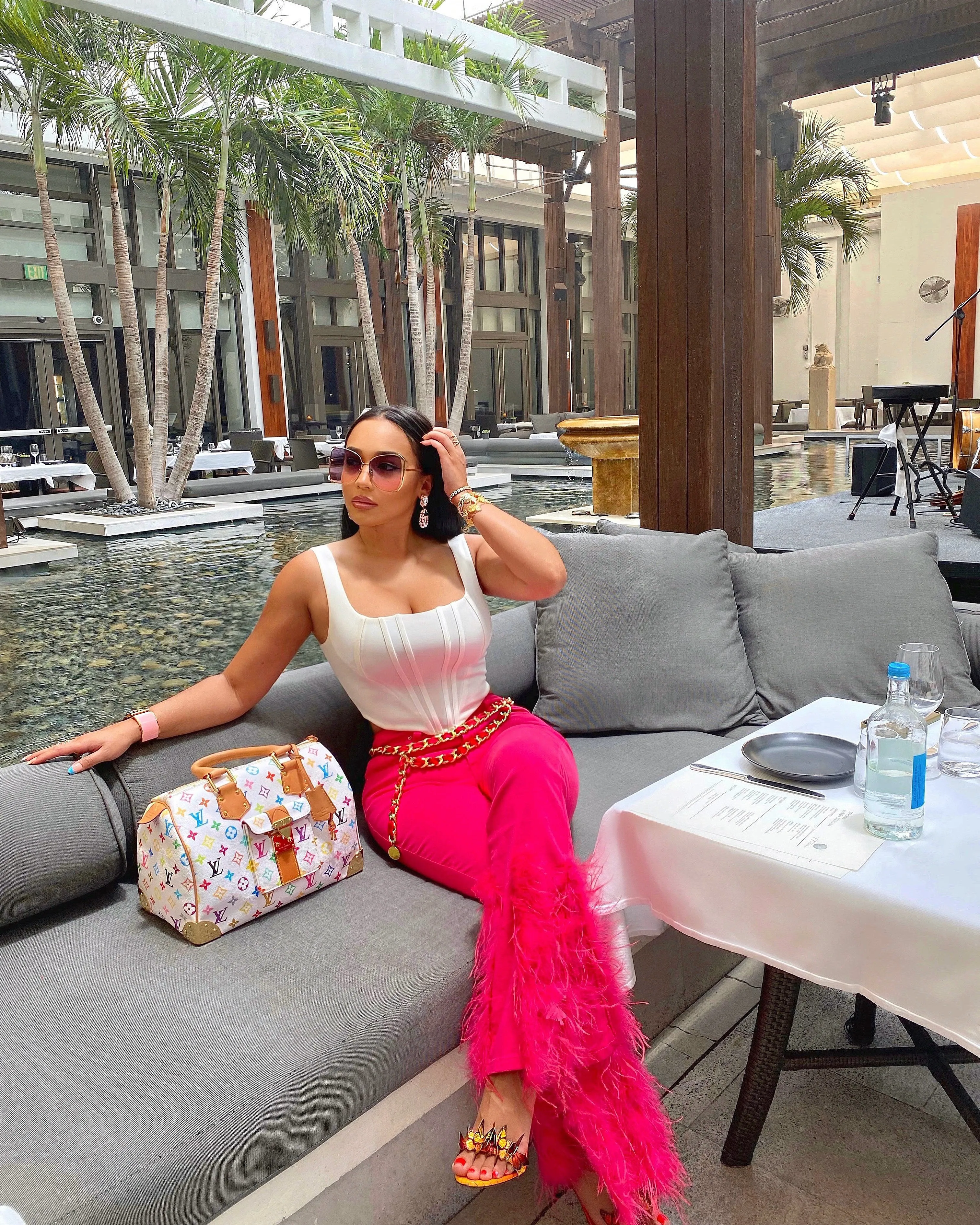 Miami Mami Flamingo Look