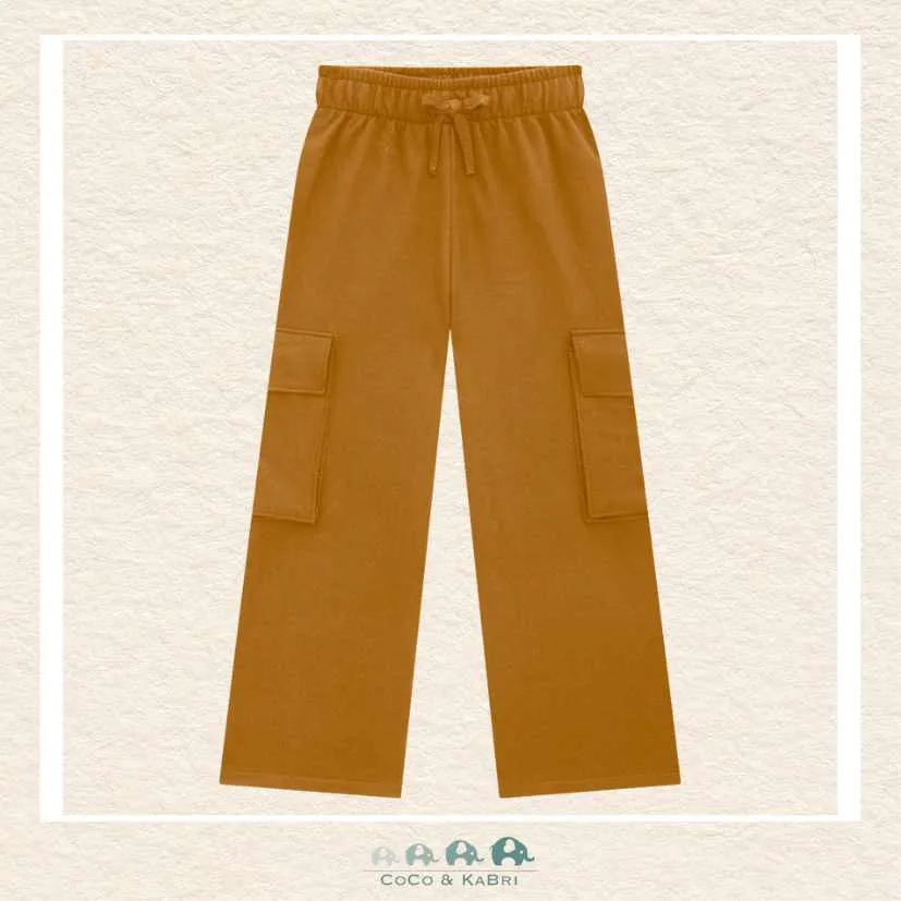 *Milon Girls Mustard Wide Leg Pants