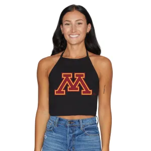Minnesota Black Halter Top