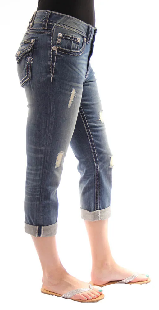 Miss Me | Denim Capris JB5014P89