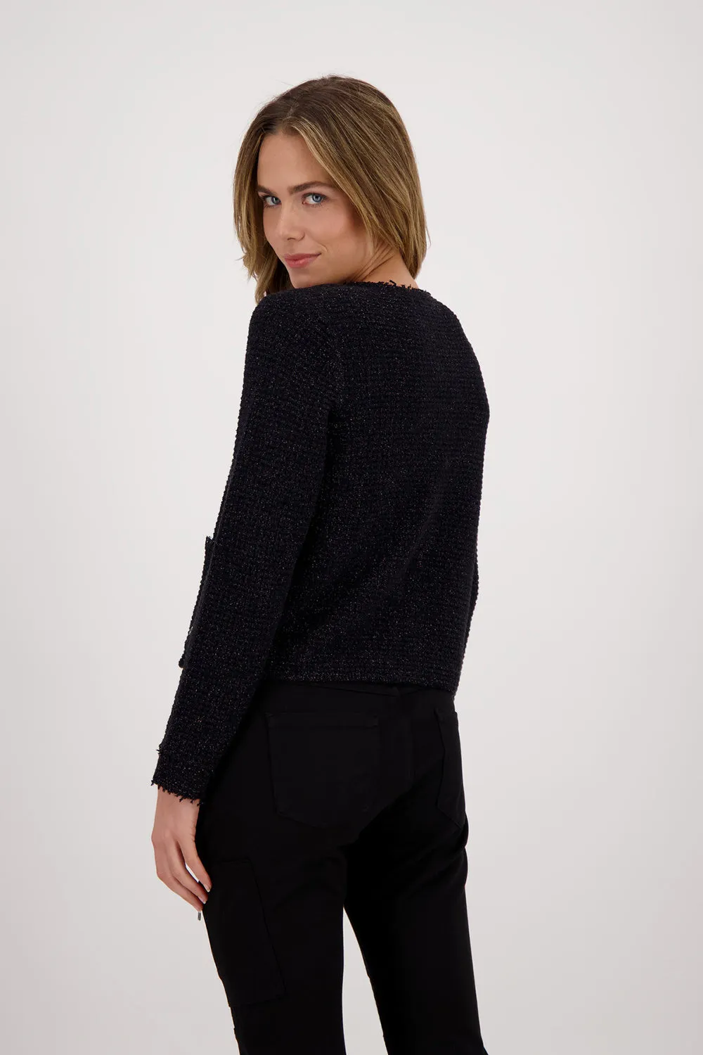 Monari Lurex Jacket/Cardigan M407640