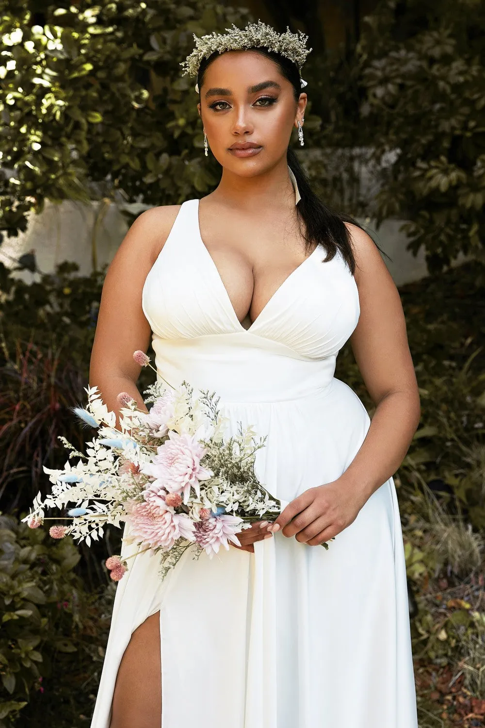 Monroe Wedding Dress Old Hollywood Style Wedding Dress 7407469WR-OffWhite