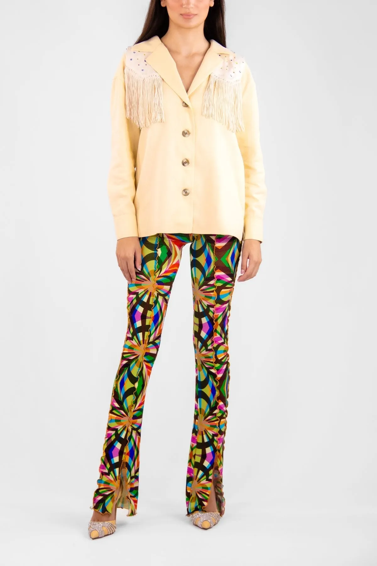 Mult Kaleidoscope Knit Pants in Multi