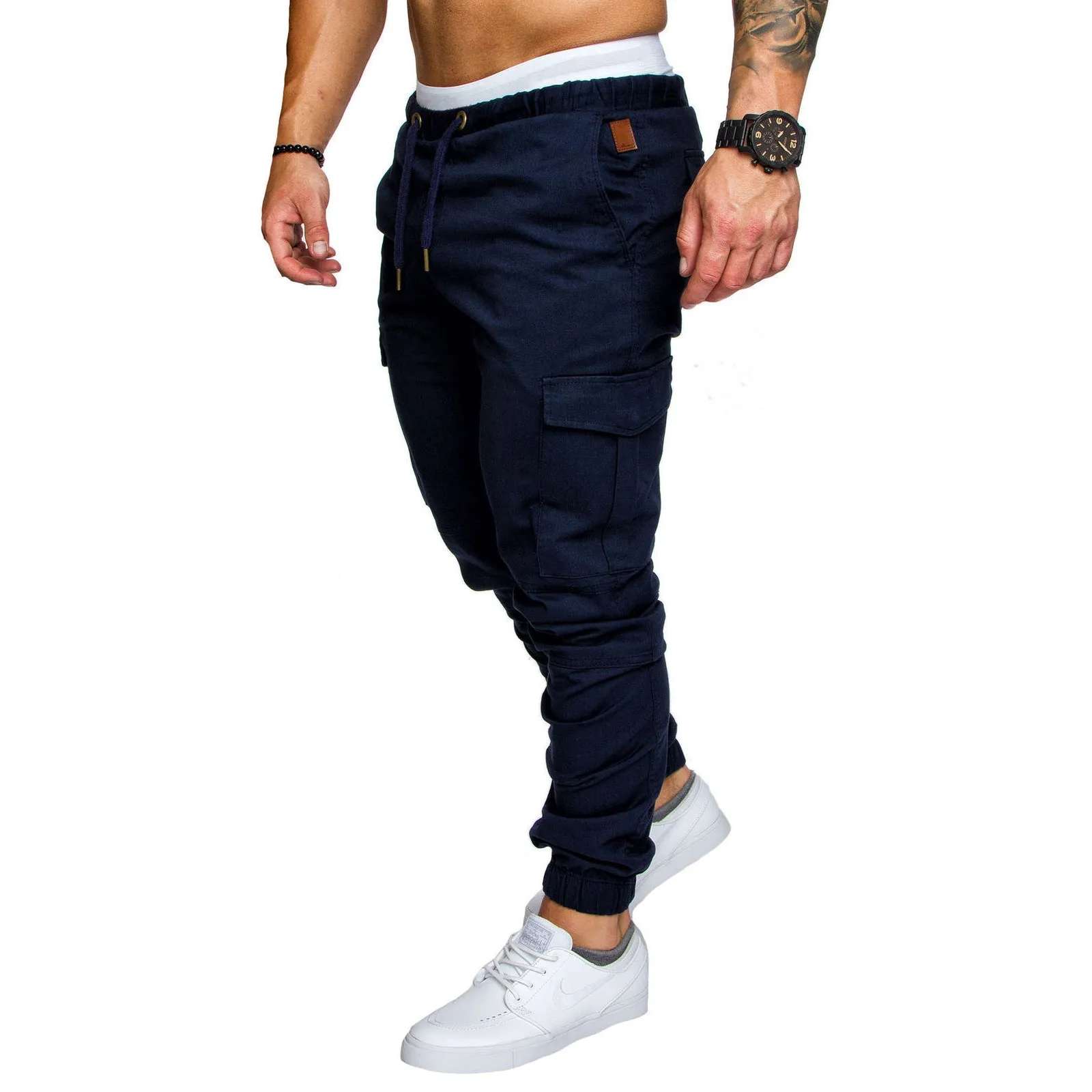 MULTI POCKET JOGGER CARGO PANTS