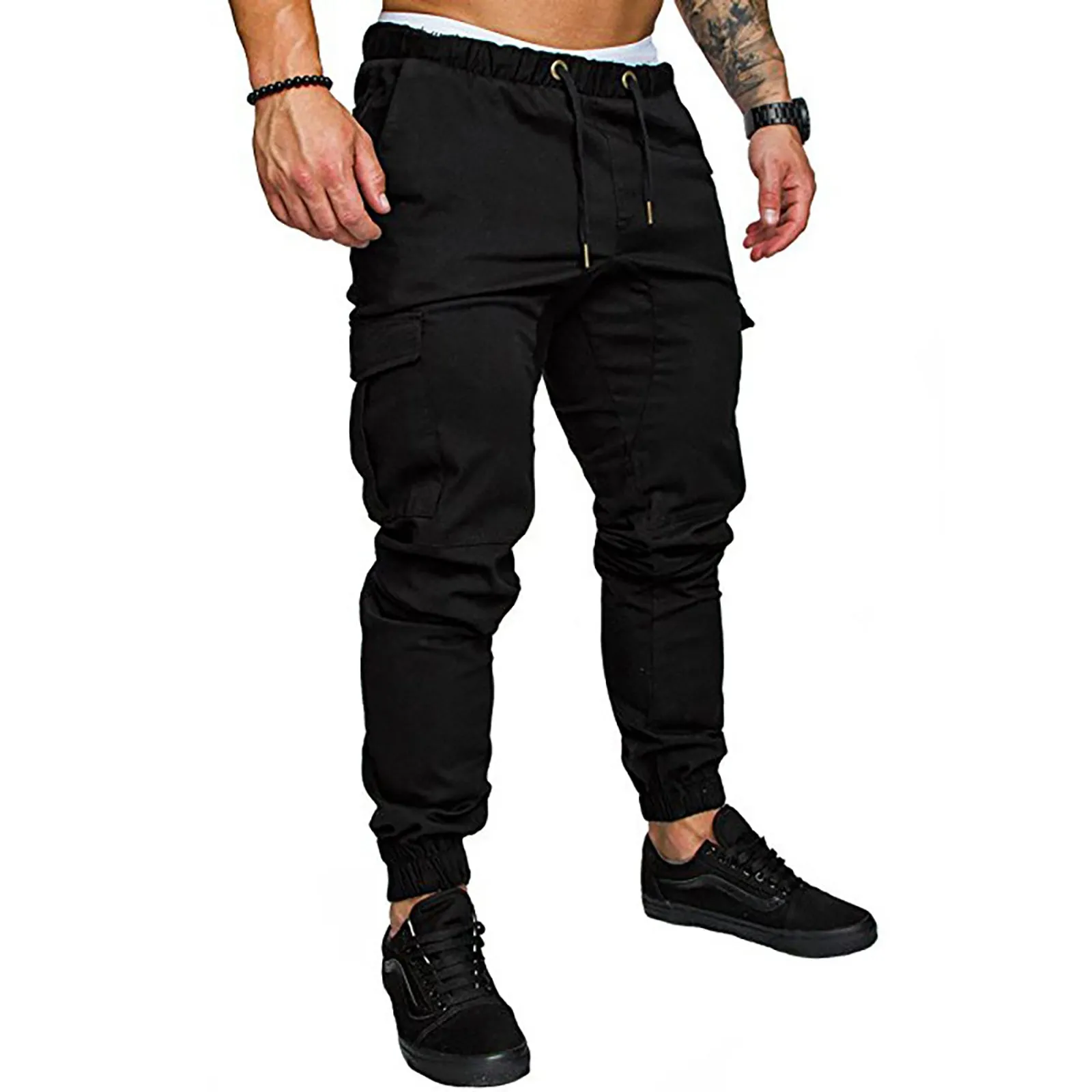 MULTI POCKET JOGGER CARGO PANTS