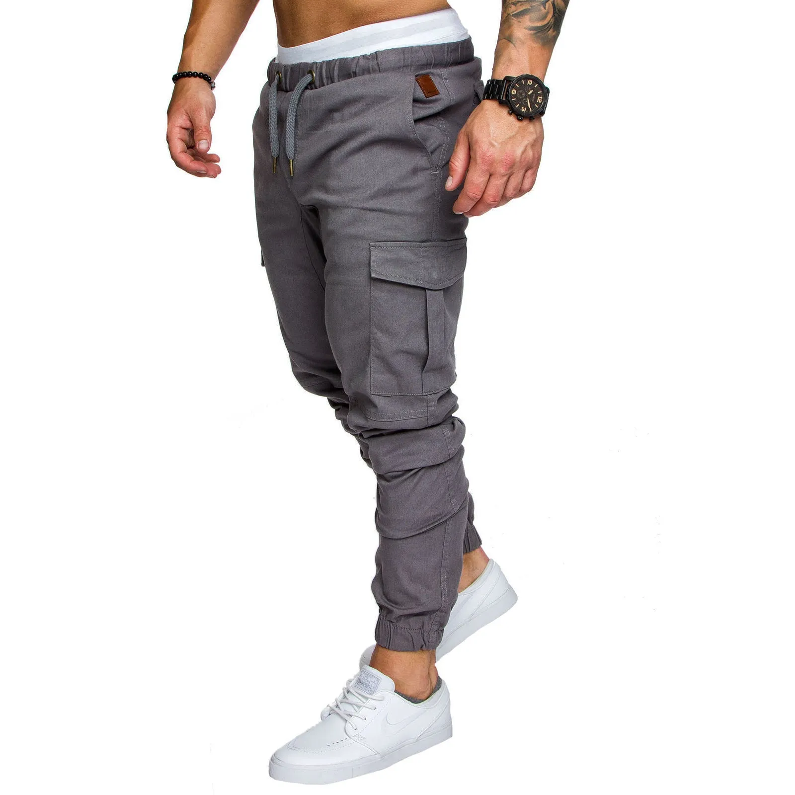 MULTI POCKET JOGGER CARGO PANTS