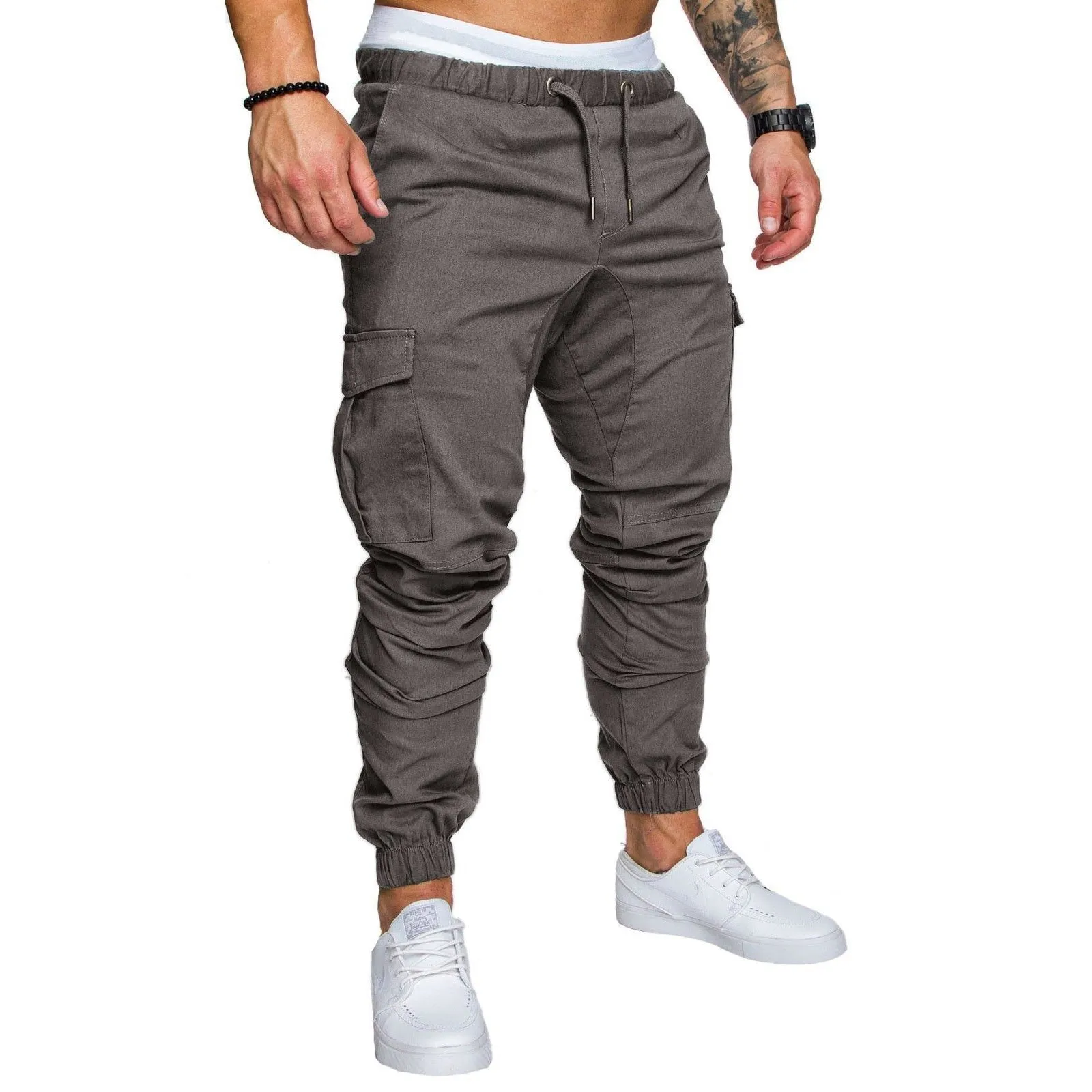 MULTI POCKET JOGGER CARGO PANTS