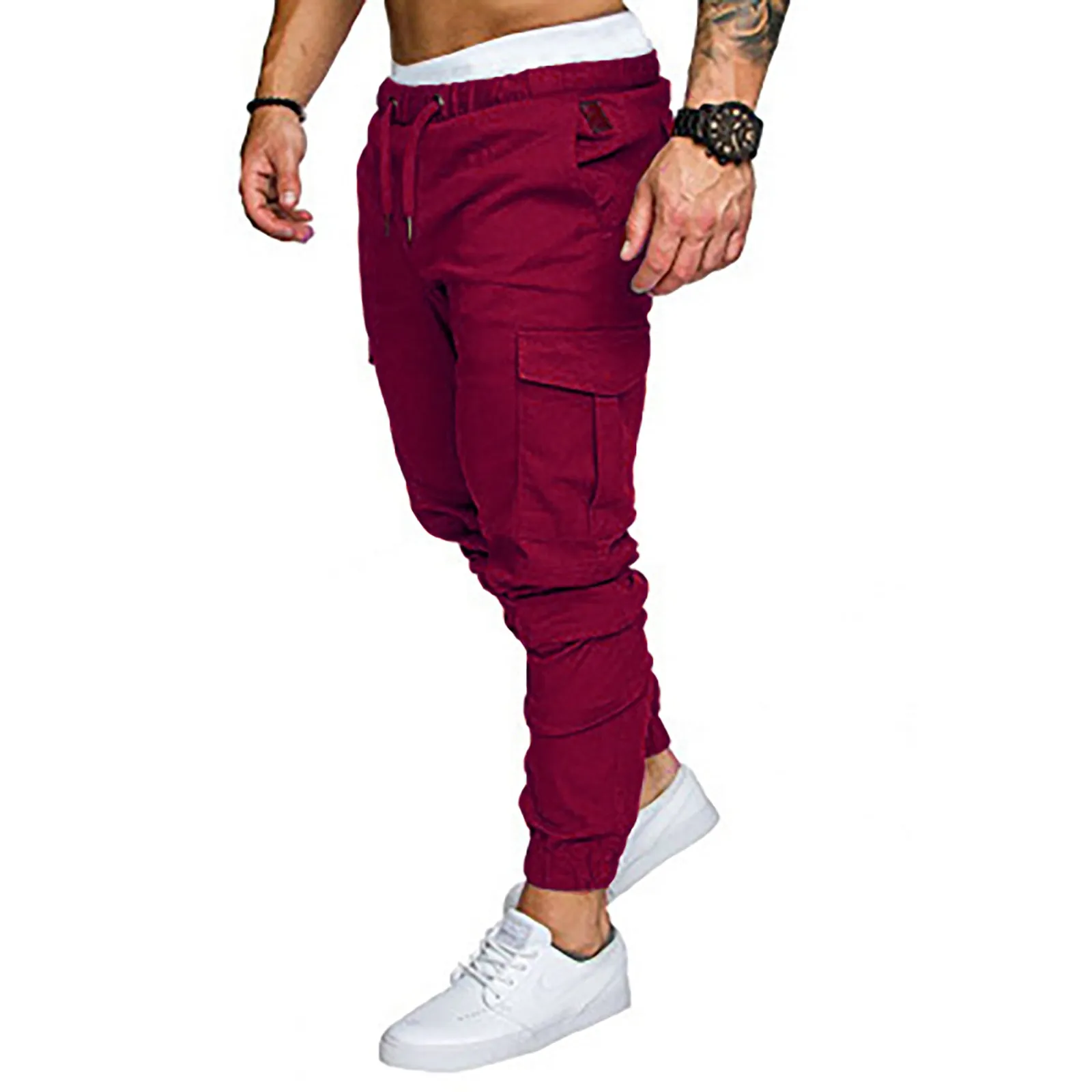 MULTI POCKET JOGGER CARGO PANTS