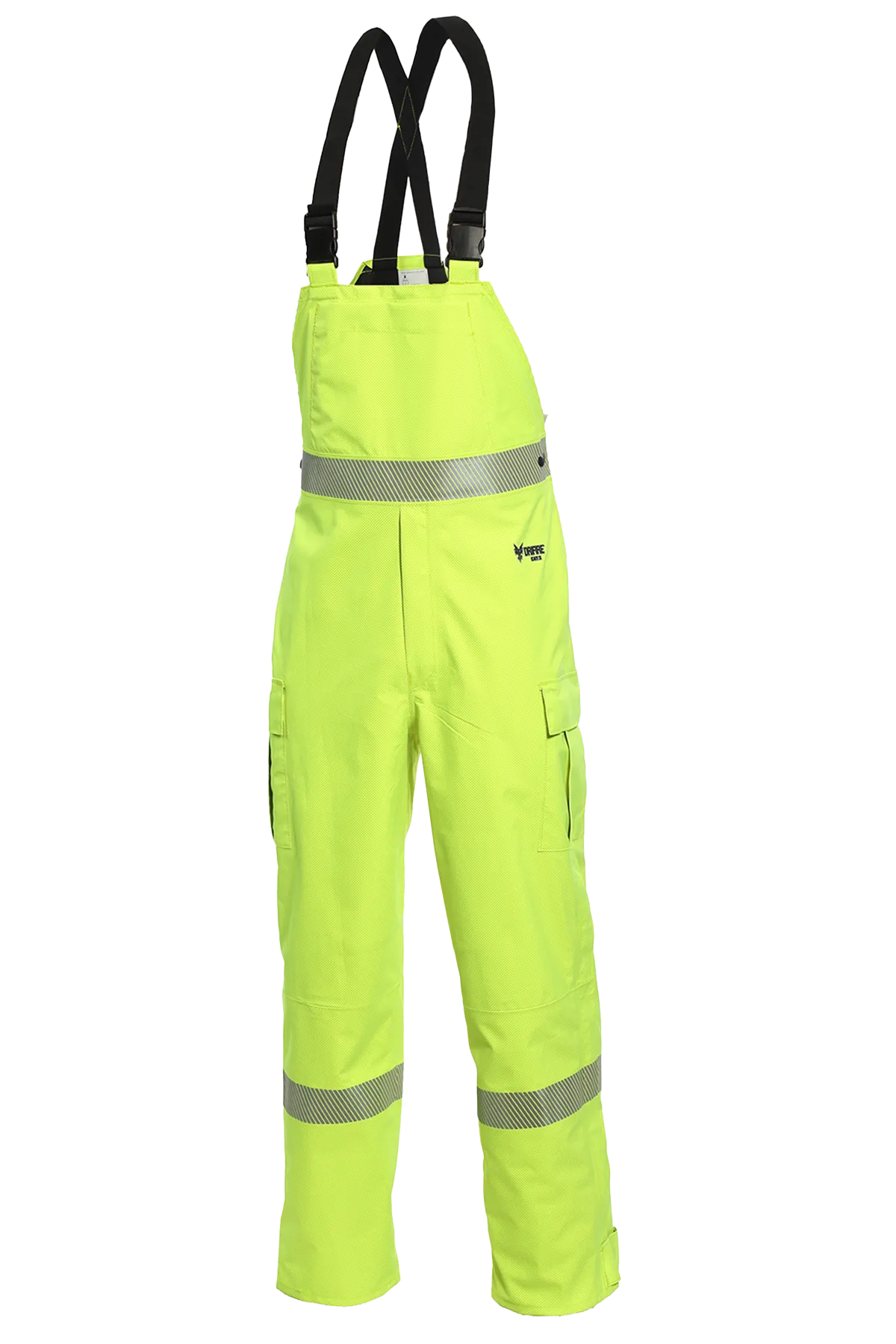 National Safety Apparel Drifire HYDROFlash Hi Vis FR Rain Bib, Class E