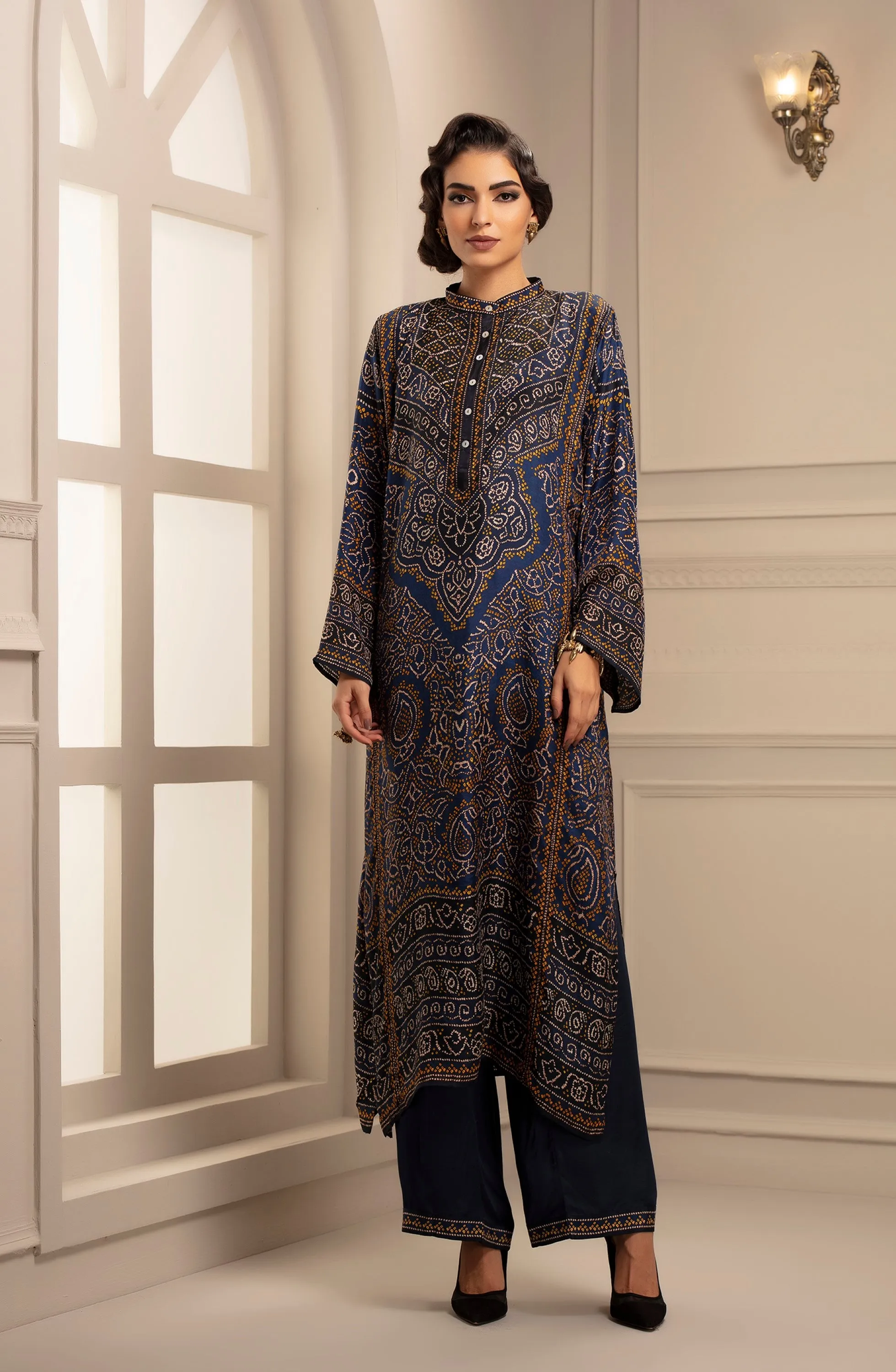 Navy Tunic With Pant
