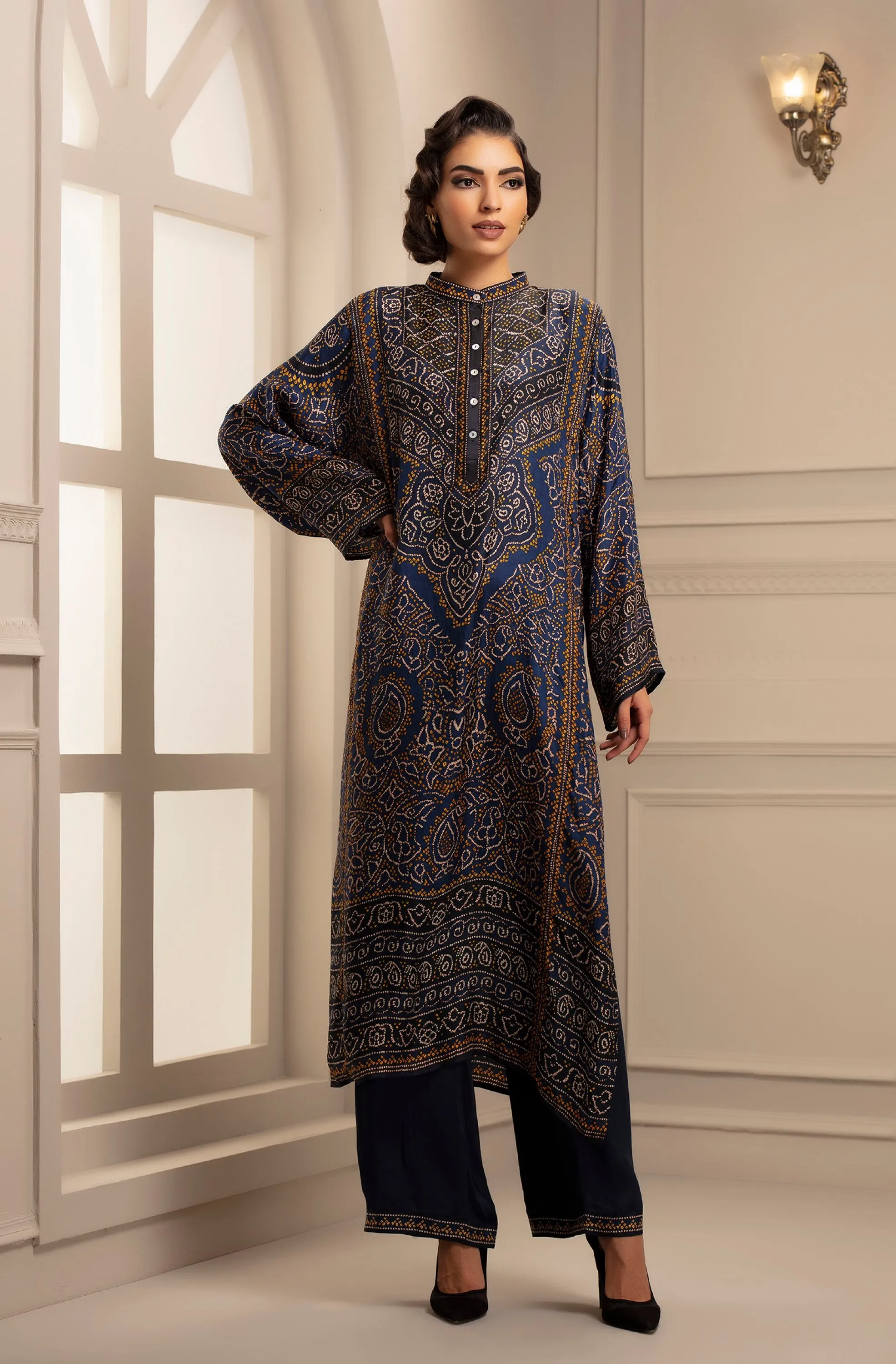 Navy Tunic With Pant