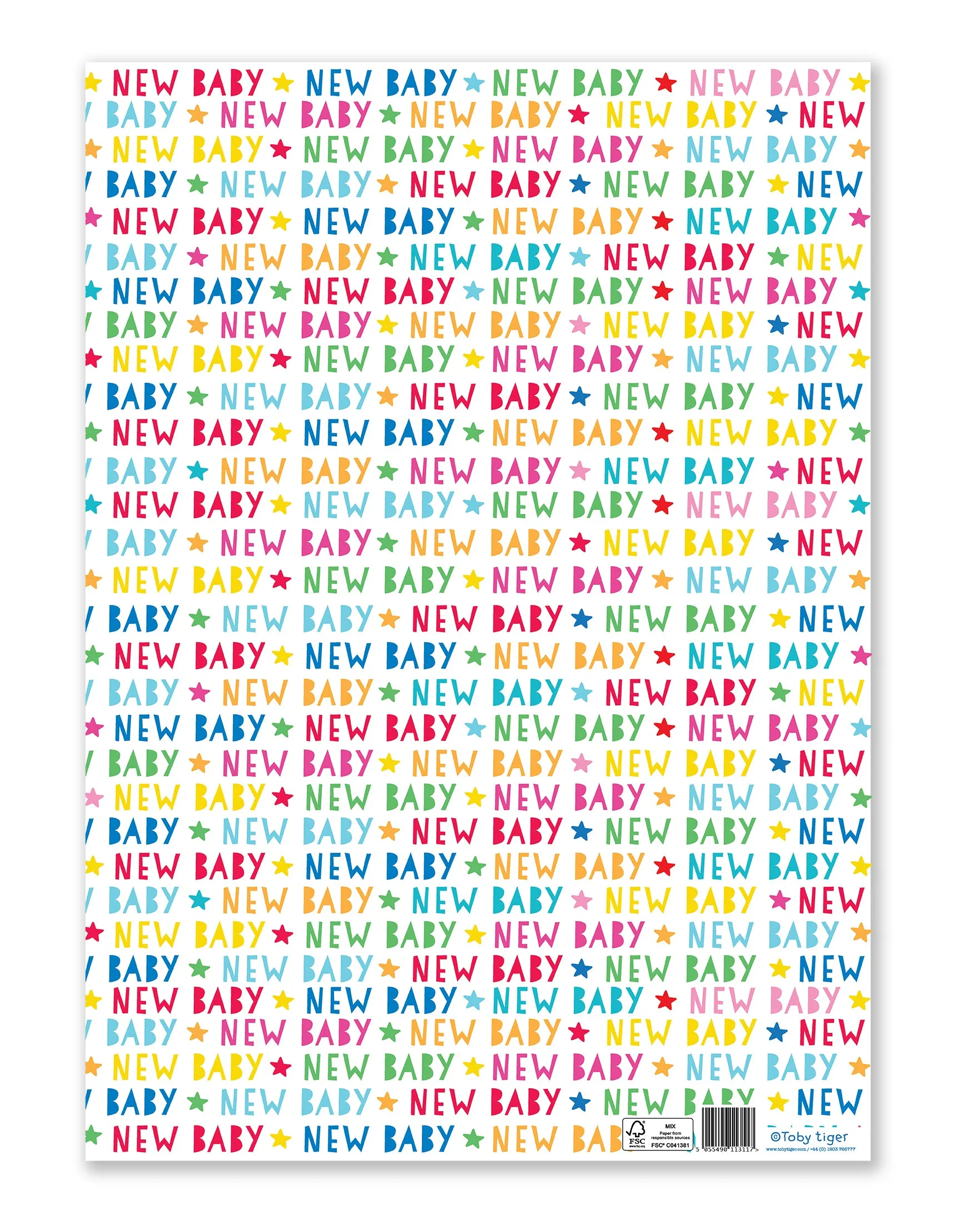 New Baby Wrapping Paper