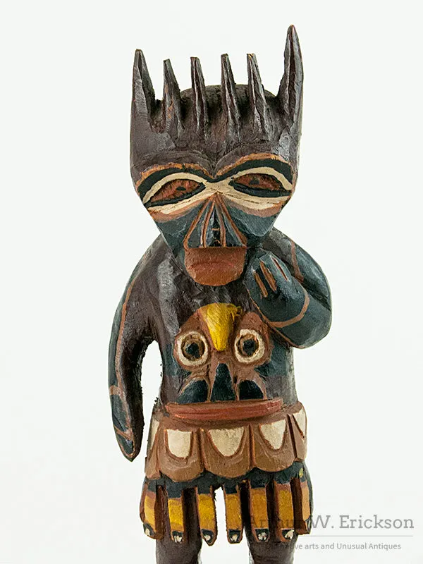 Northwest Coast Carved Shaman Figure