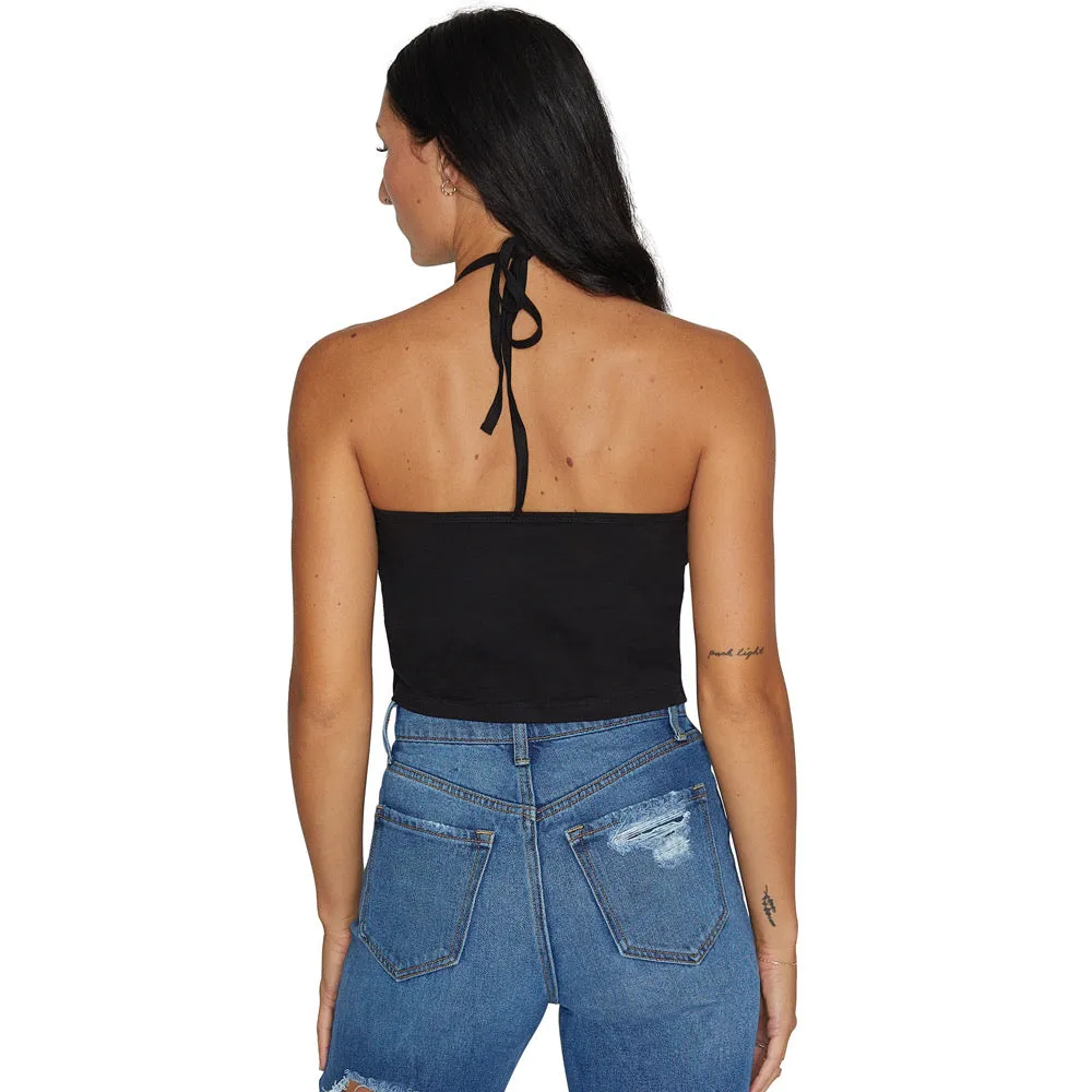 Ohio Bobcats Black Halter Top
