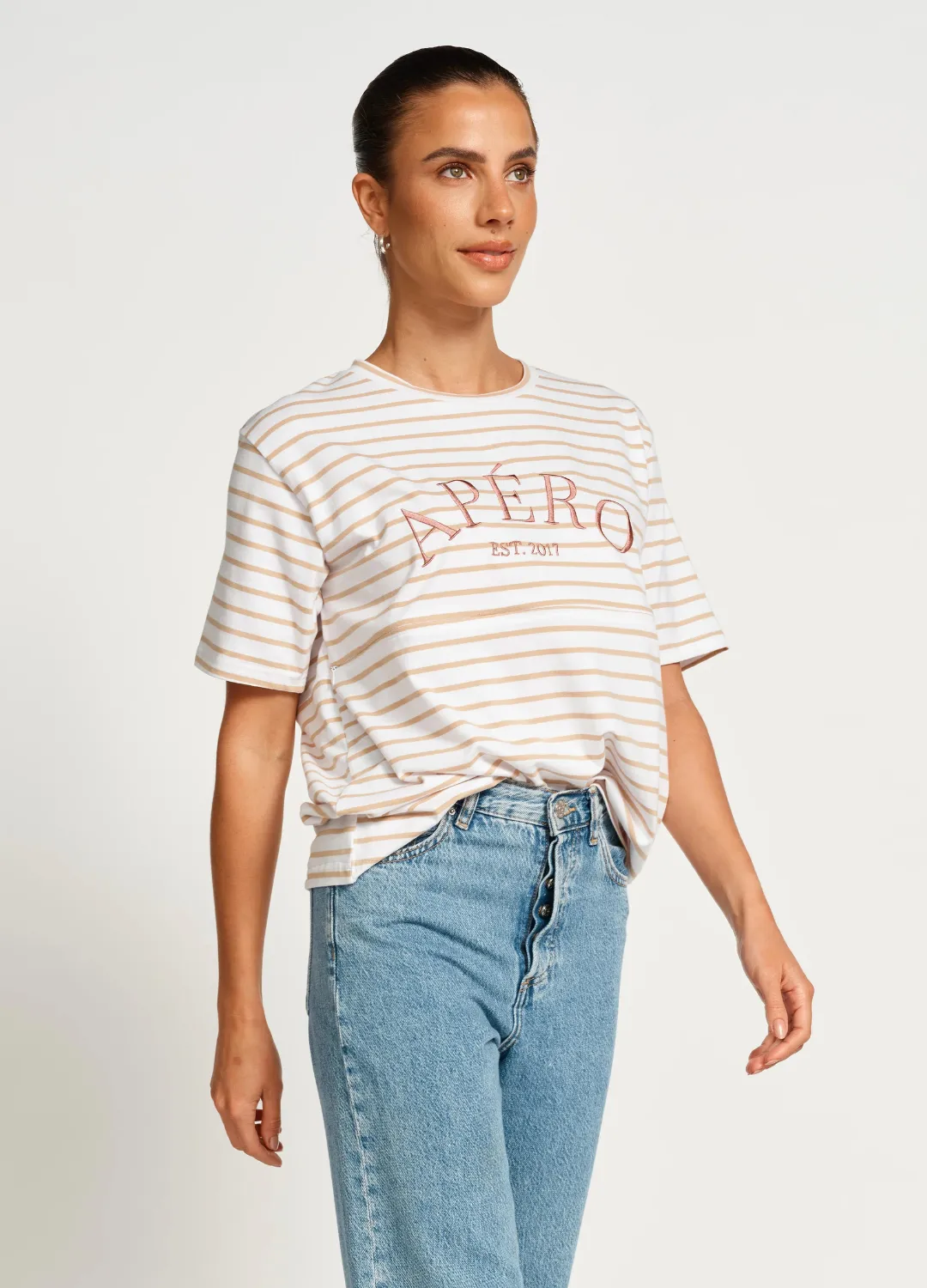 Old School Stripe Tee