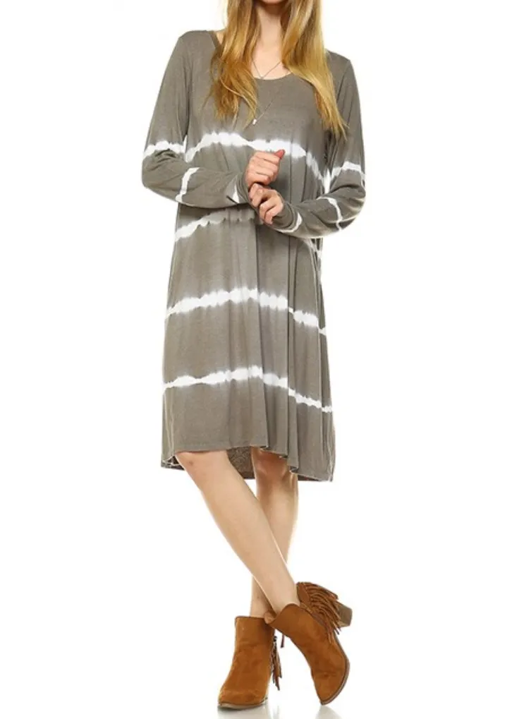 OLIVE GREEN DRESS