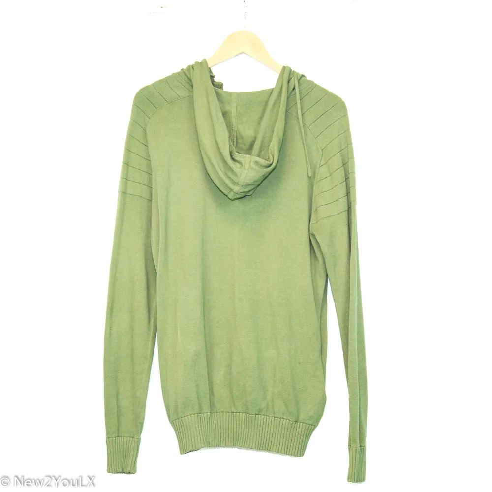 Olive Green Zip Up Hoodie (Thomas)