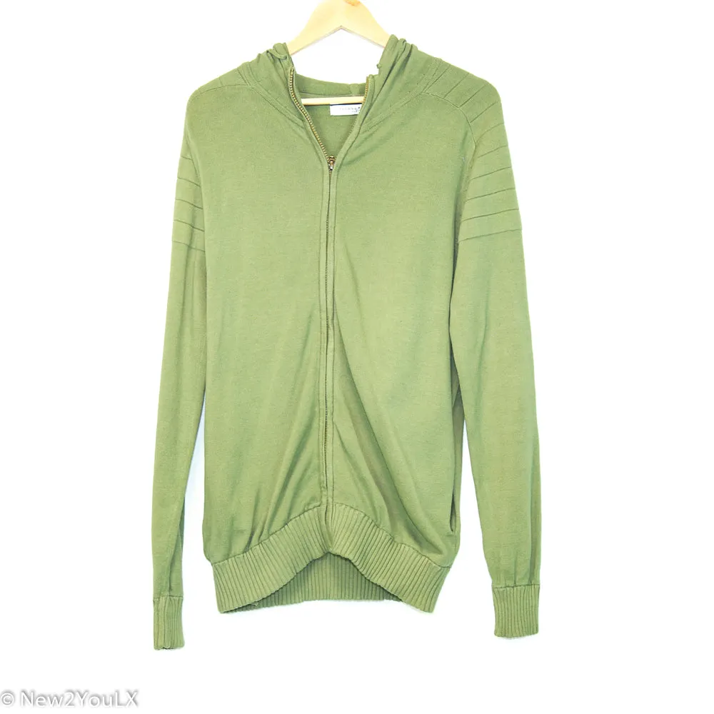 Olive Green Zip Up Hoodie (Thomas)
