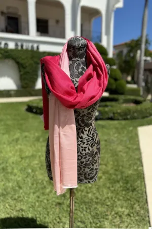 Ombre Fuschia Scarf