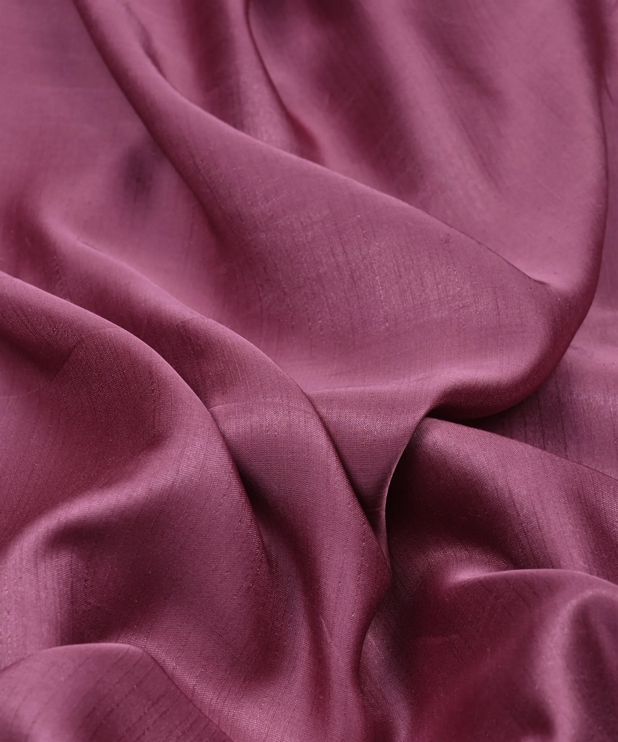Onion Pink Plain Satin Georgette Slub Fabric