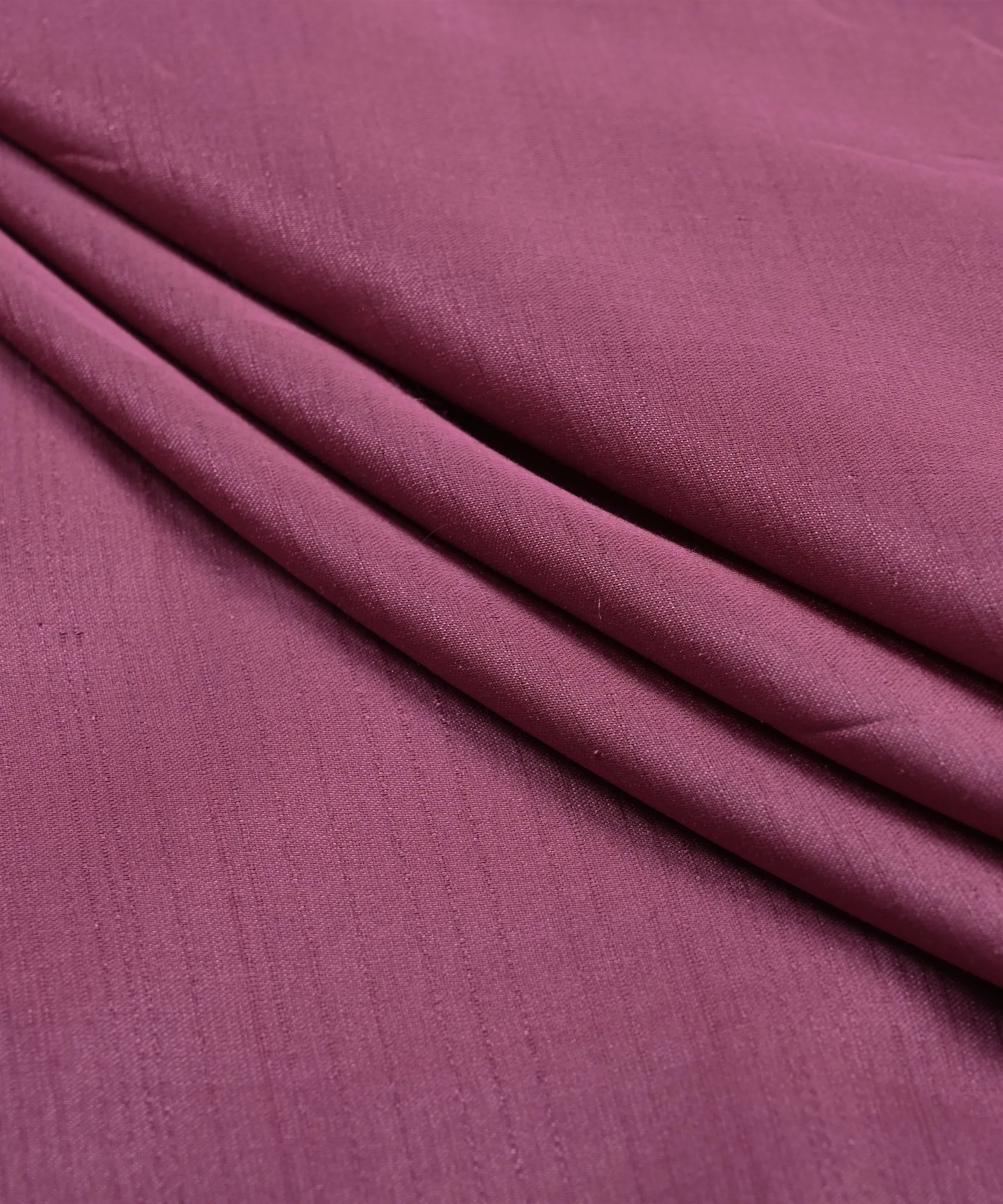 Onion Pink Plain Satin Georgette Slub Fabric