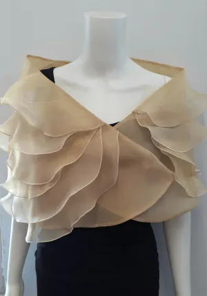 Organza Side Ruffles
