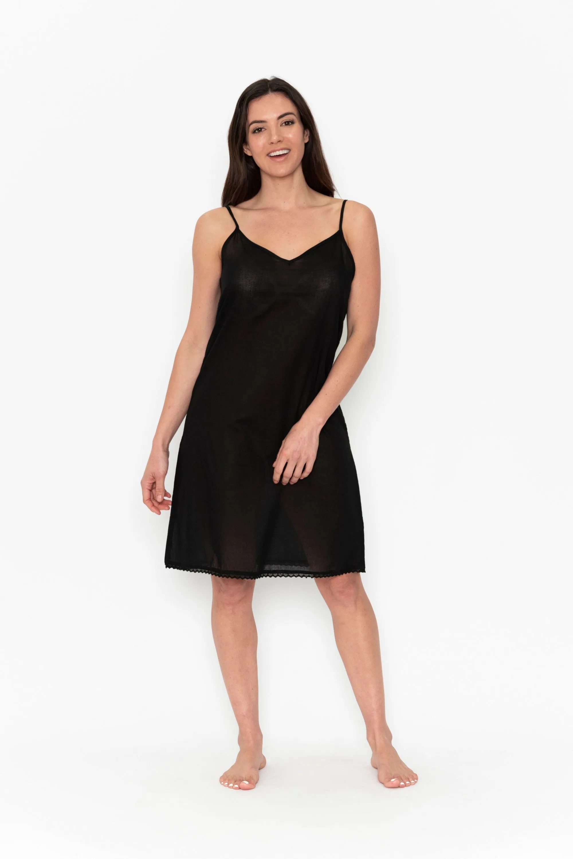 Orientique Pure Cotton Long Slip - 3 Colours