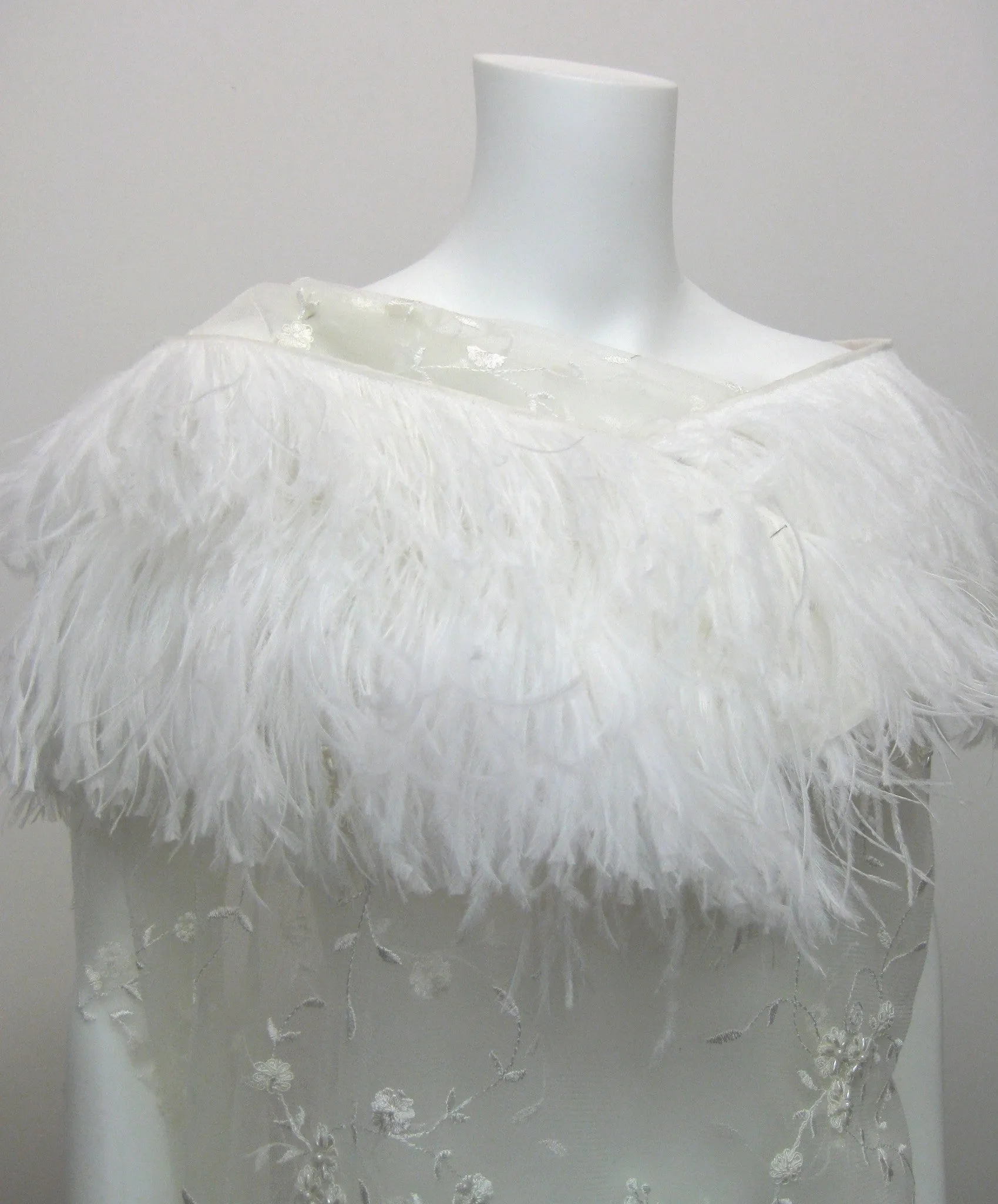 Ostrich Bridal Wrap