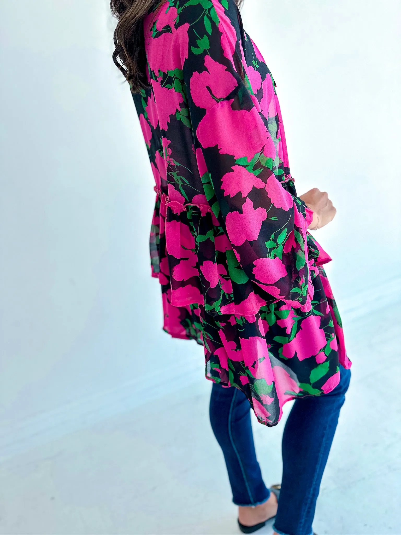 Palmer Printed Cardigan