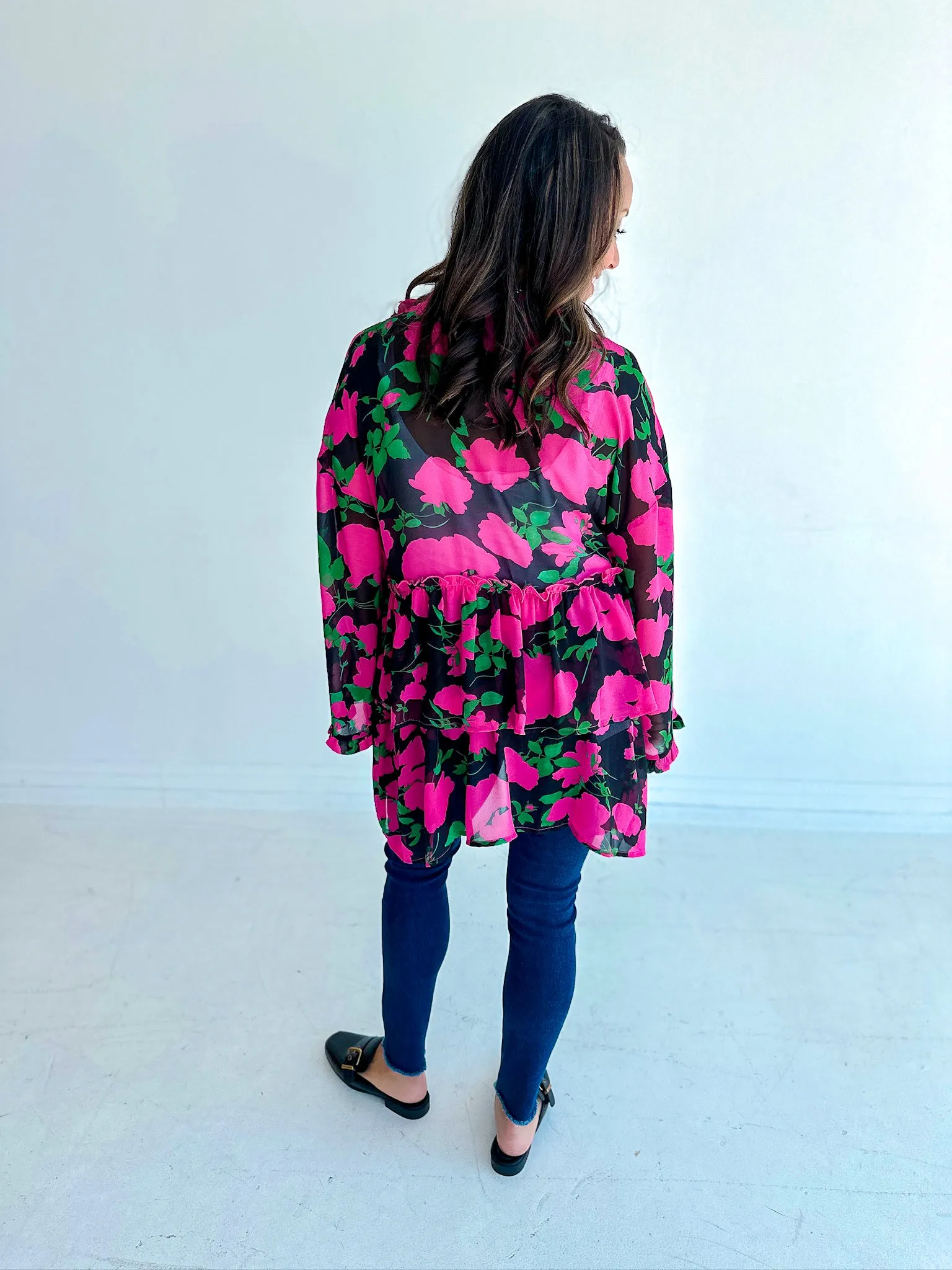 Palmer Printed Cardigan