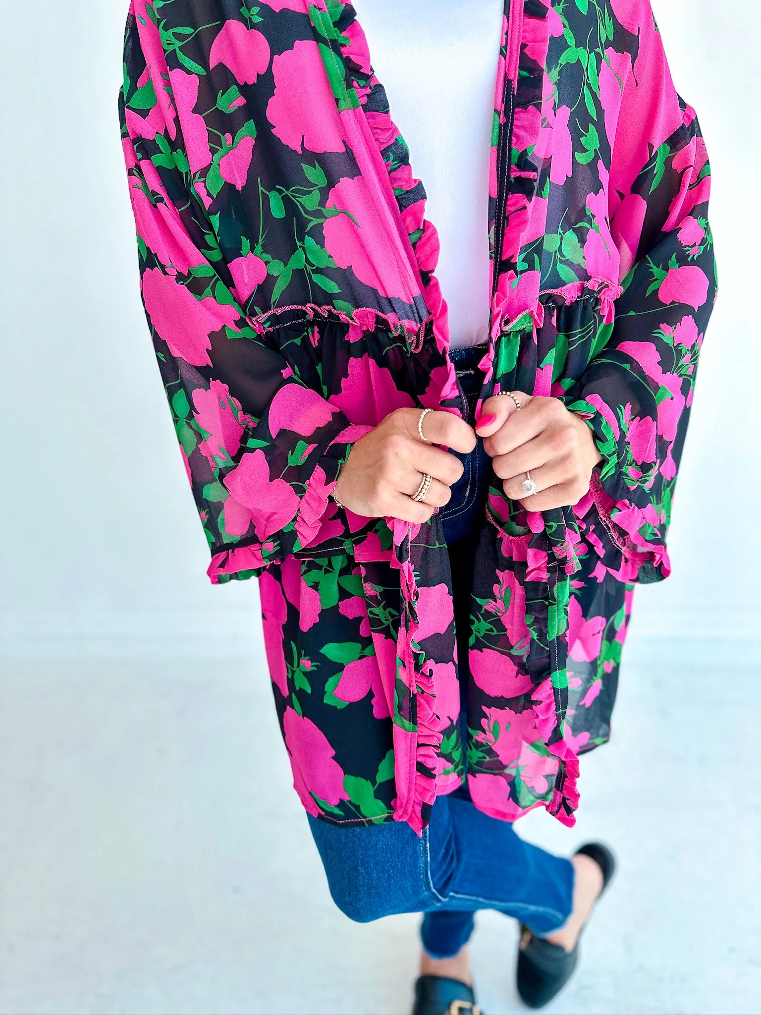 Palmer Printed Cardigan