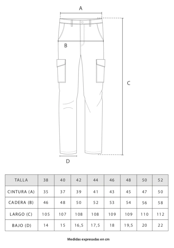 Pantalón Cargo Marino