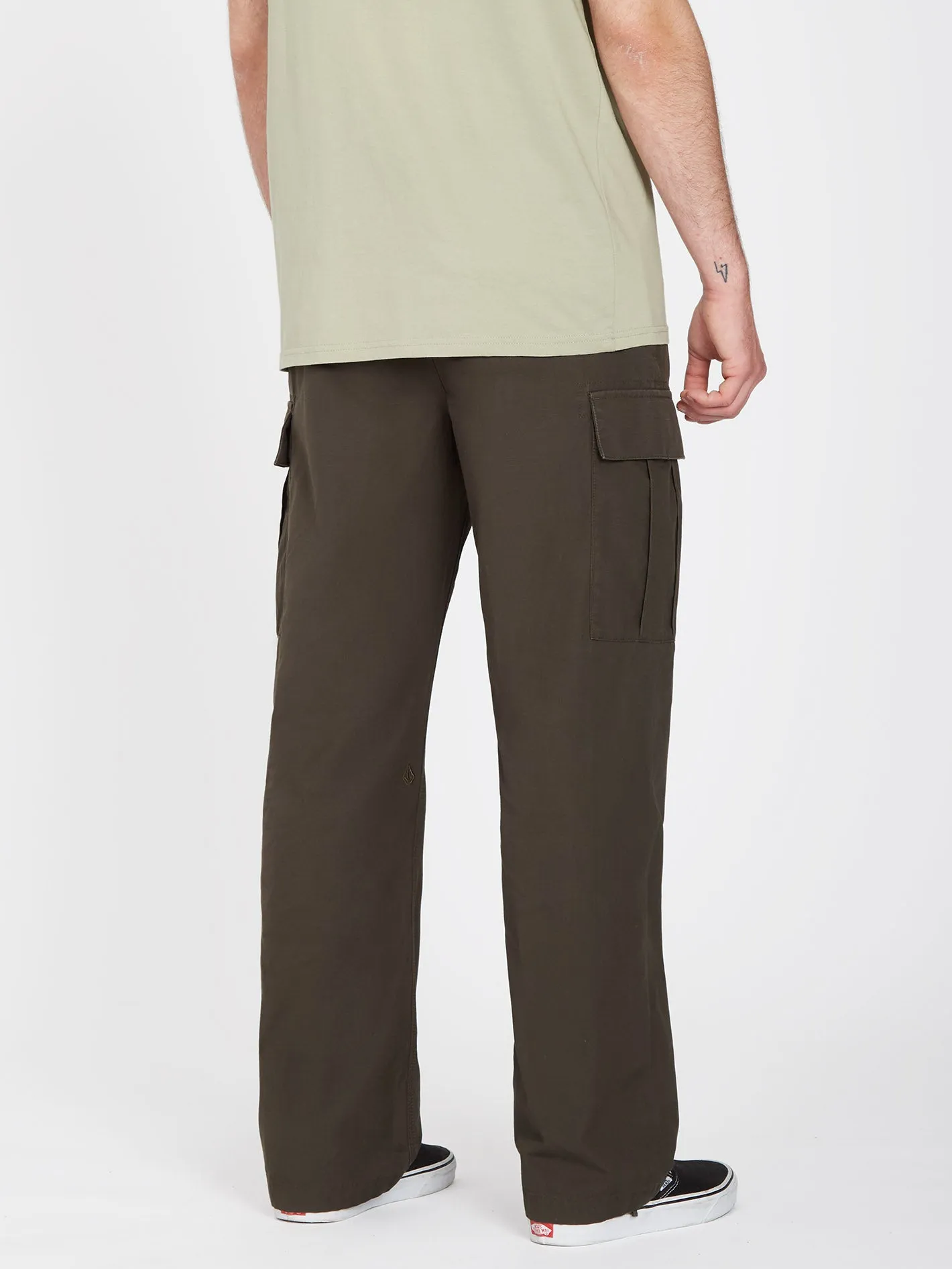 Pantalon cargo Volmander March - RINSED BLACK