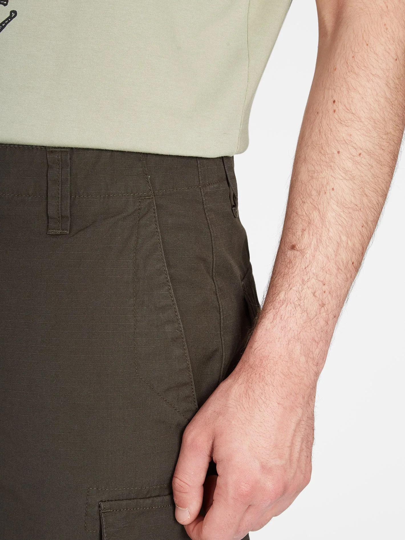 Pantalon cargo Volmander March - RINSED BLACK