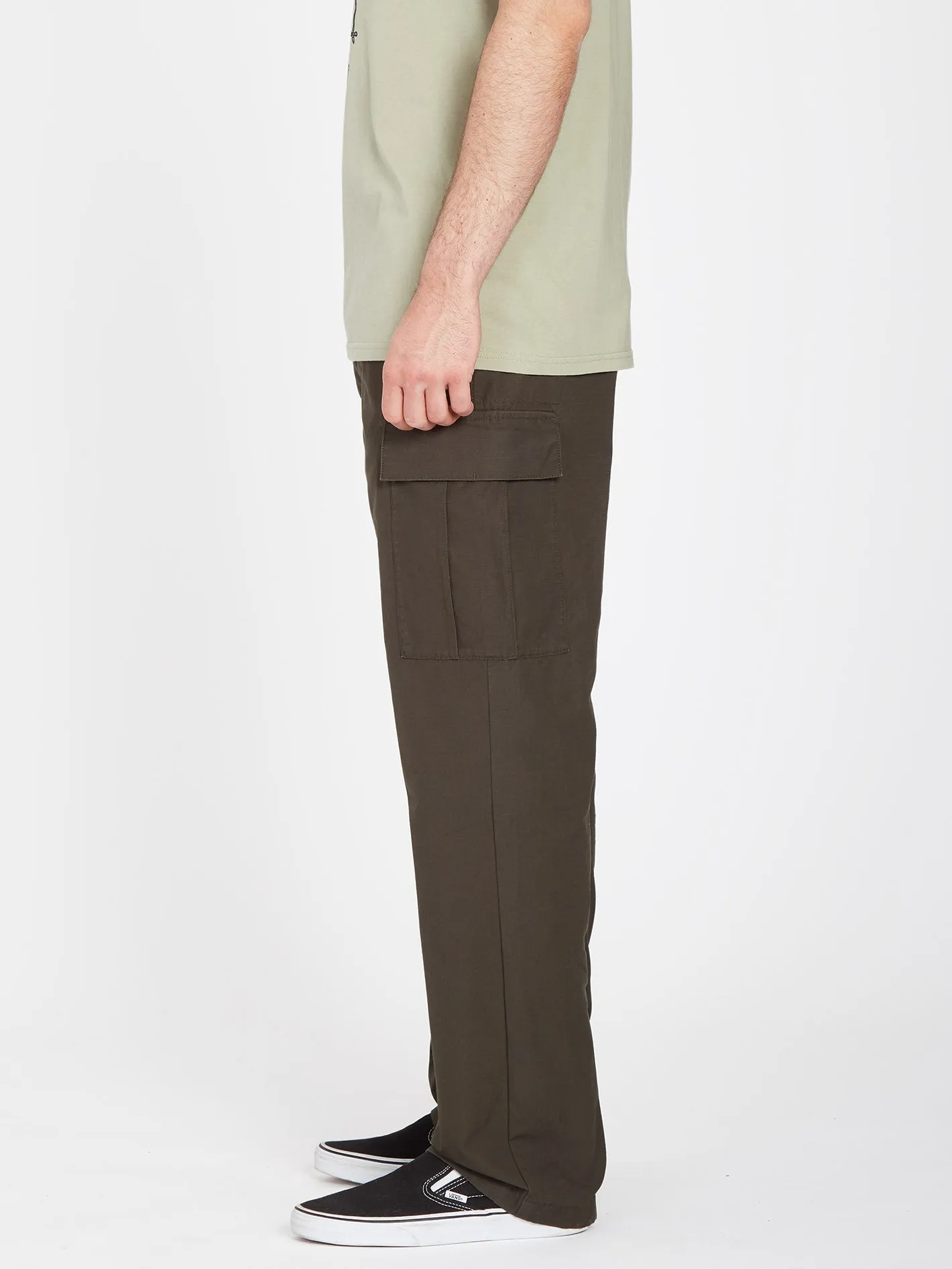Pantalon cargo Volmander March - RINSED BLACK