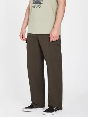 Pantalon cargo Volmander March - RINSED BLACK