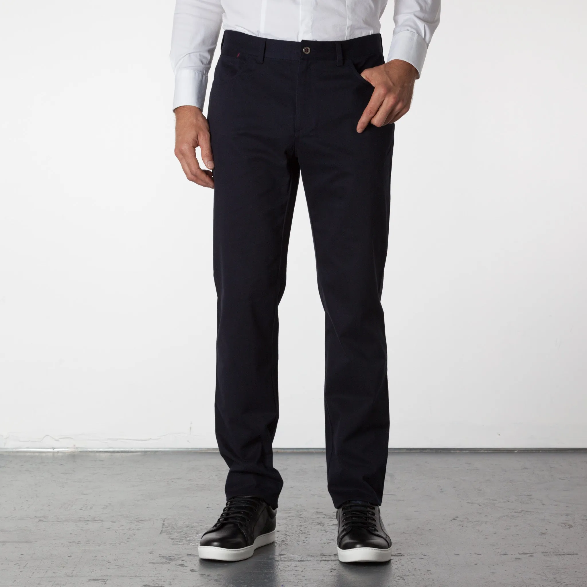 Parker 5 Pocket Pants - Navy Blue