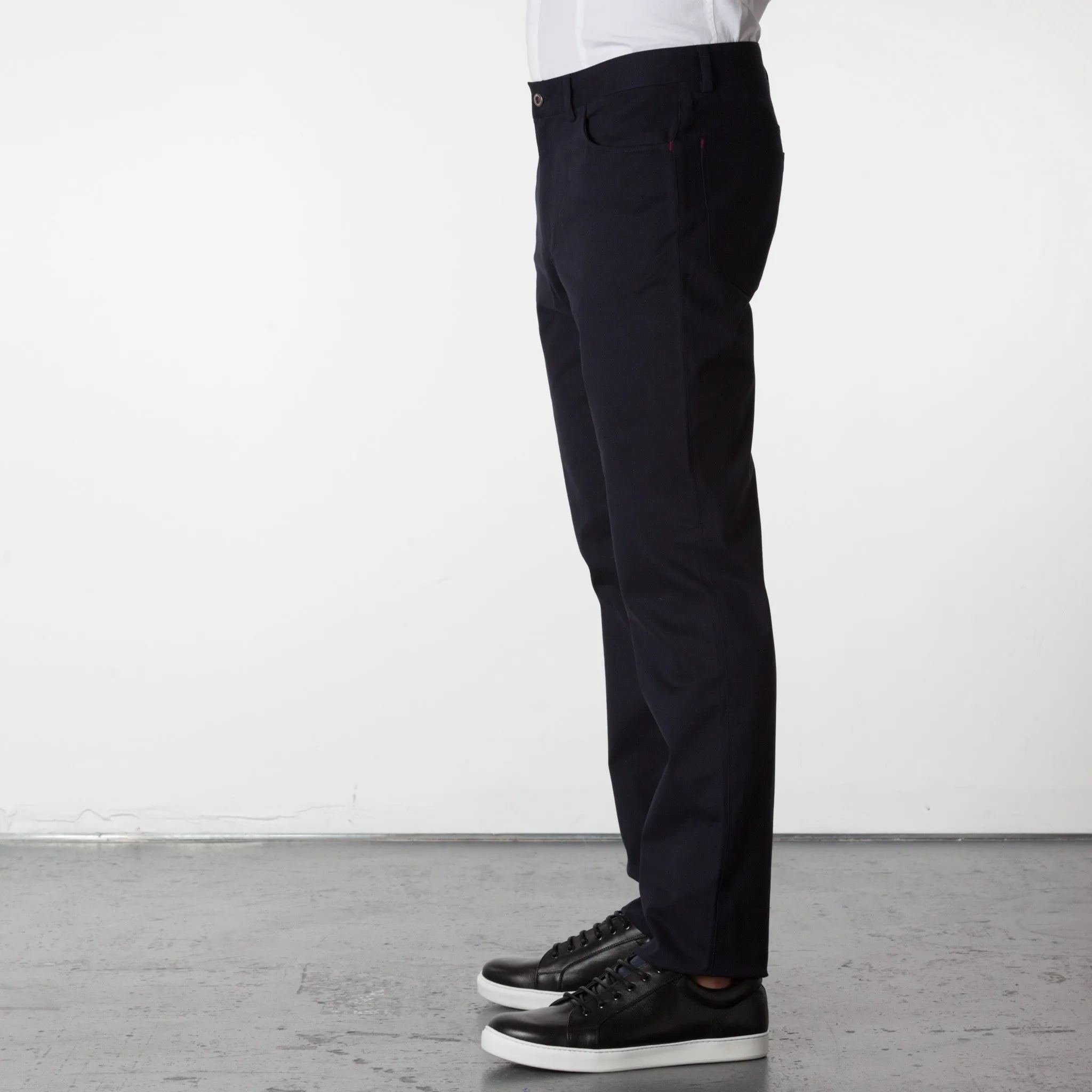 Parker 5 Pocket Pants - Navy Blue