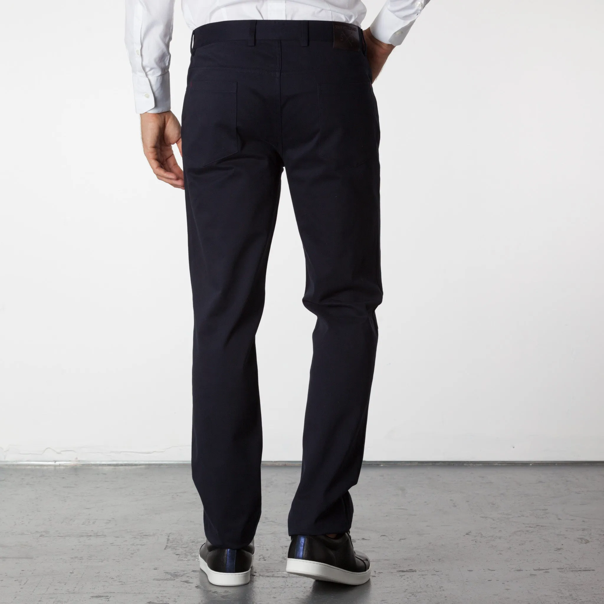 Parker 5 Pocket Pants - Navy Blue
